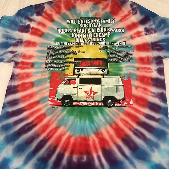 2024 Outllaw Music Festival Tie Dye Concert Souvenir T-Shirt for for NWOT - Picture 2 of 12